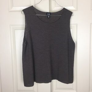 Eileen Fisher Knit Italian Wool Sleeveless Top